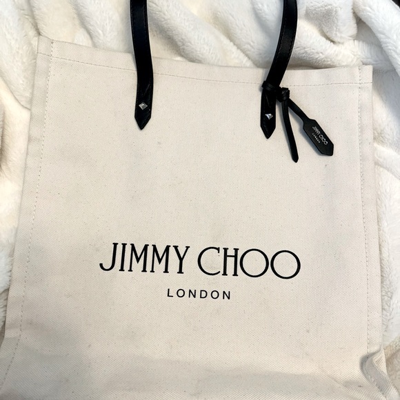 Jimmy Choo Large Canvas Tote - Picture 4 of 10